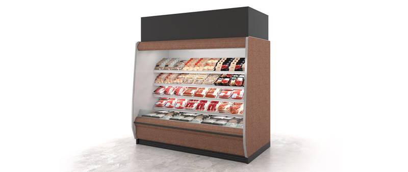 ON5MXA-NRG R-290 Narrow Five Shelf Multi-Deck Self-Contained